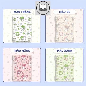 Sổ còng thay giấy A5/B5 hoạ tiết mèo may mắn đem lại niềm tin và động lực lớn cho các sĩ tử, học sinh, sinh viên
