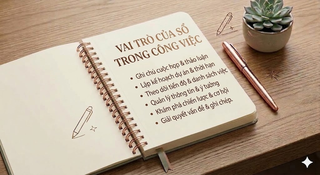 Vai trò và lợi ích của sổ tay trong công việc mà bạn nên biết