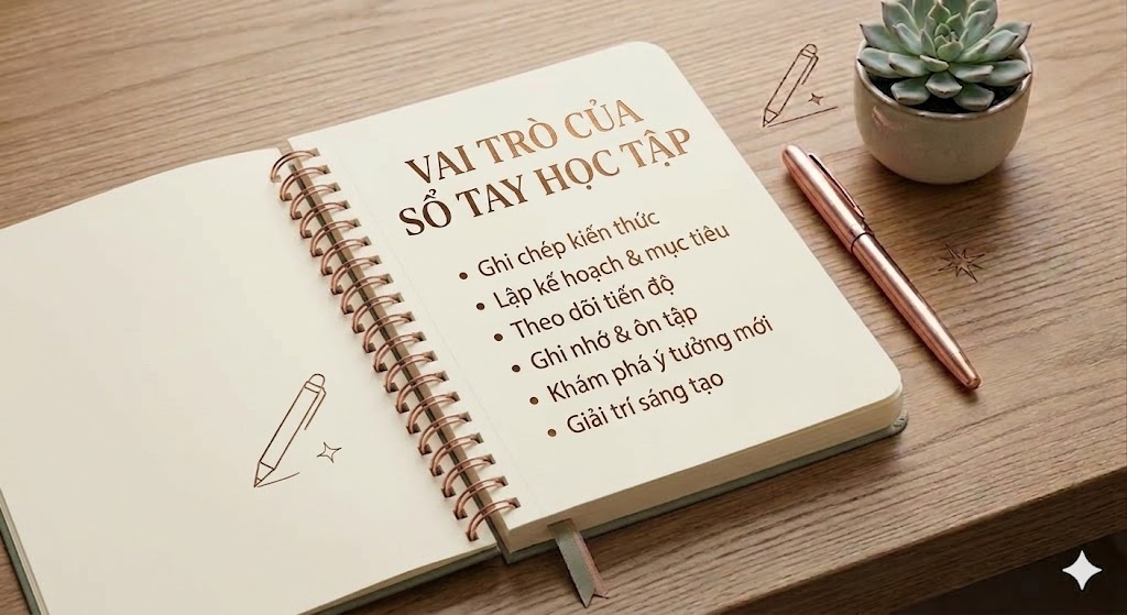 Vai trò và lợi ích của sổ tay trong học tập mà bạn nên biết