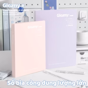 SỔ CÒNG GLEAMY A5/B5 CAO CẤP – SỔ GHI CHÉP, PLANNER HỌC TẬP & VĂN PHÒNG, NHIỀU MÀU TRENDY